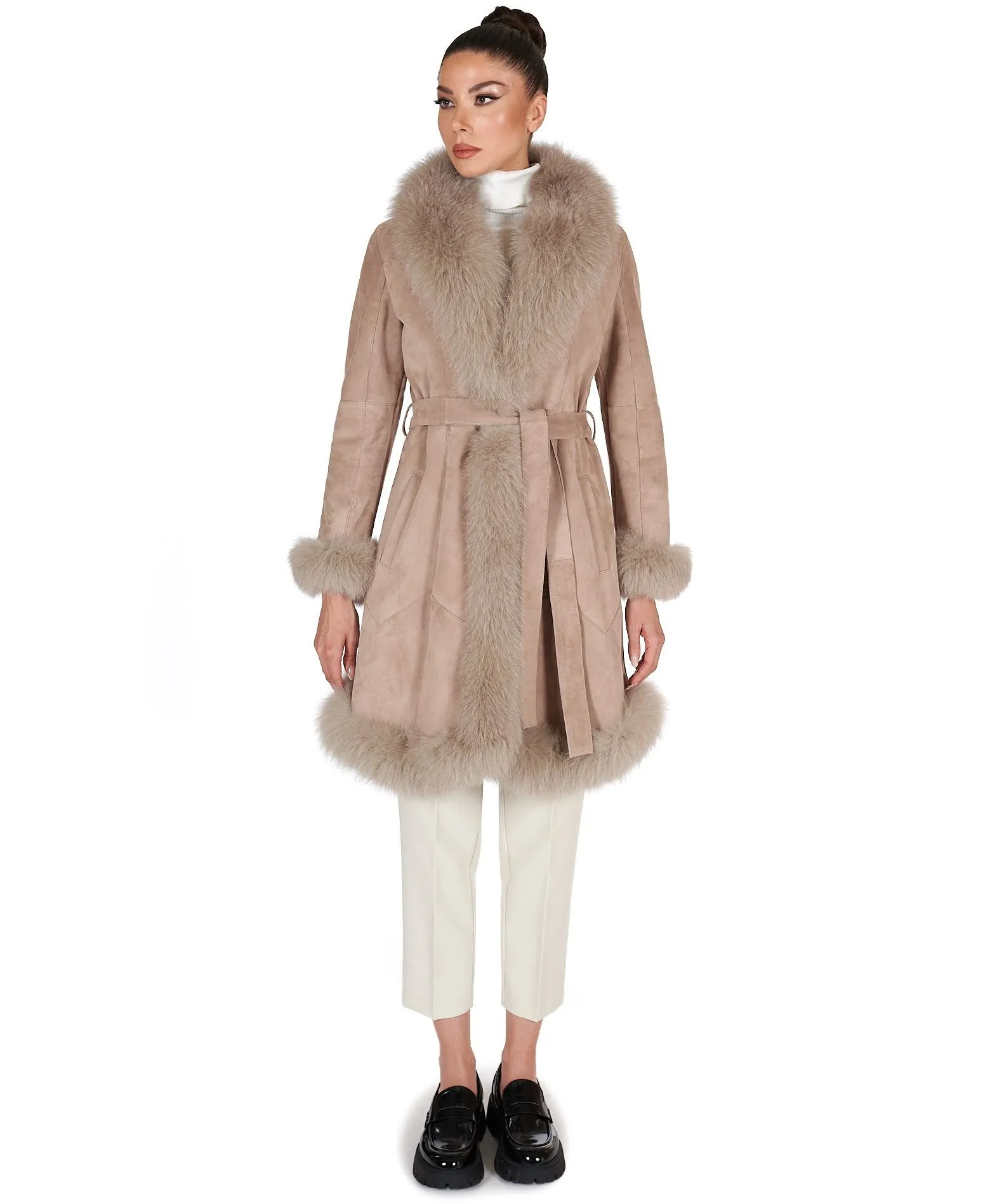 -cappotto donna montone