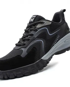 Scarpe antinfortunistiche da uomo traspiranti e comode per lo sport in Cina alla moda Stivali di sicurezza da lavoro da uomo